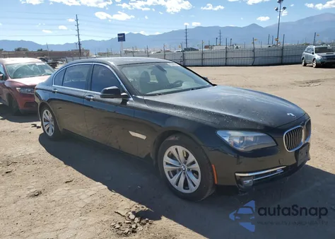 2015 BMW 740 Lxi из США, поврежденный, VIN WBAYF4C52FGS99486